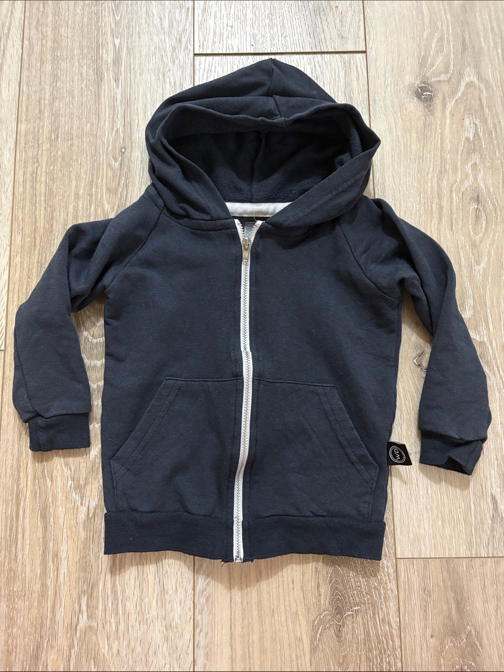Wooly doodle zipper hoodie
